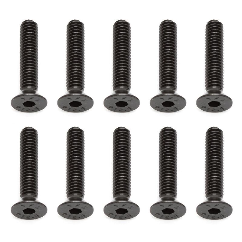 Team Associated Screws, 4x20 mm FHCS / AE81264
