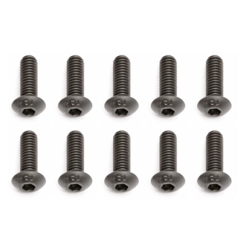 Team Associated Screws, 4x12 mm BHCS / AE89207