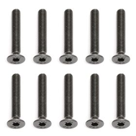 Team Associated Screws, 3x18 mm FHCS / AE89209