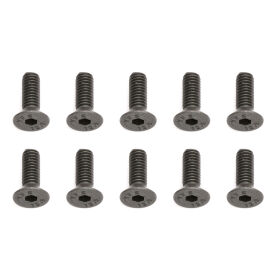 Team Associated Screws, 4x12 mm FHCS / AE89214