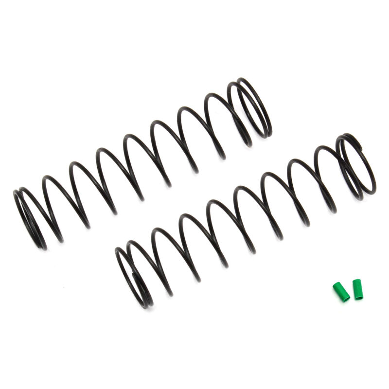 Team Associated 12mm Shock Springs, 72mm, green, 2.20 lb/in / AE91639