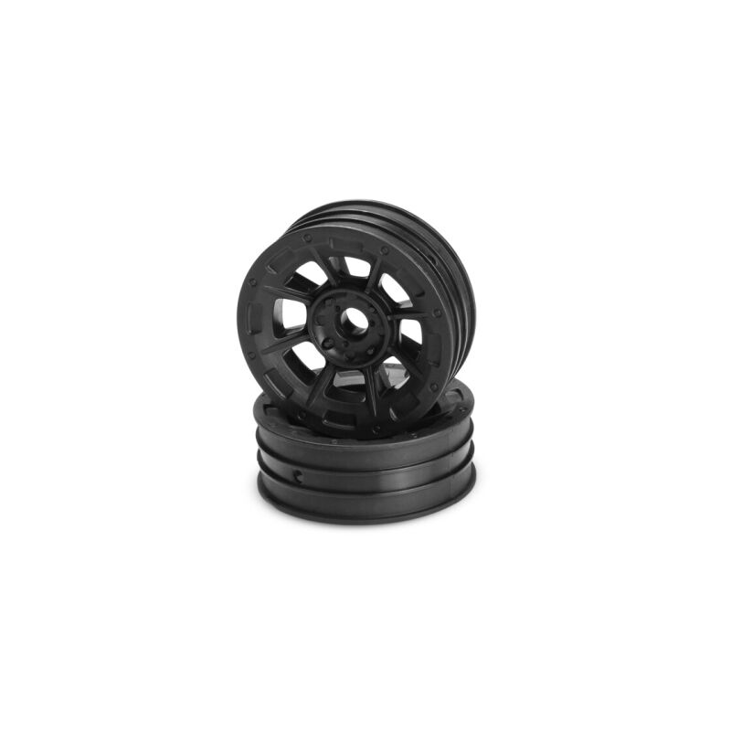 Jconcepts Hazard - 1.9" RC10 front wheel - black (3/16 x 5/16" flanged bearing fit) / JCO3358B