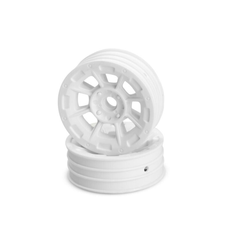 Jconcepts Hazard - 1.9" RC10 front wheel - white (3/16 x 5/16" flanged bearing fit) / JCO3358W
