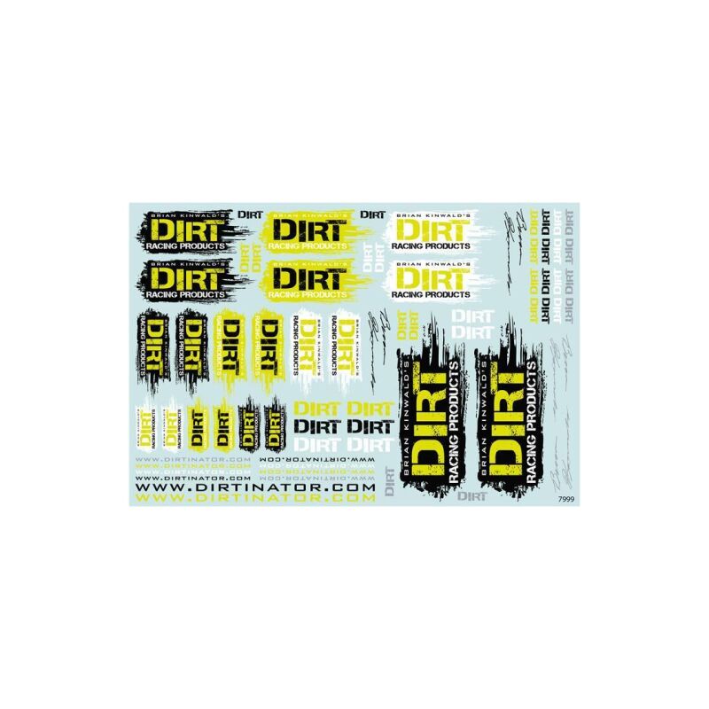Jconcepts Dirt Racing Products - decal sheet / JCO7999