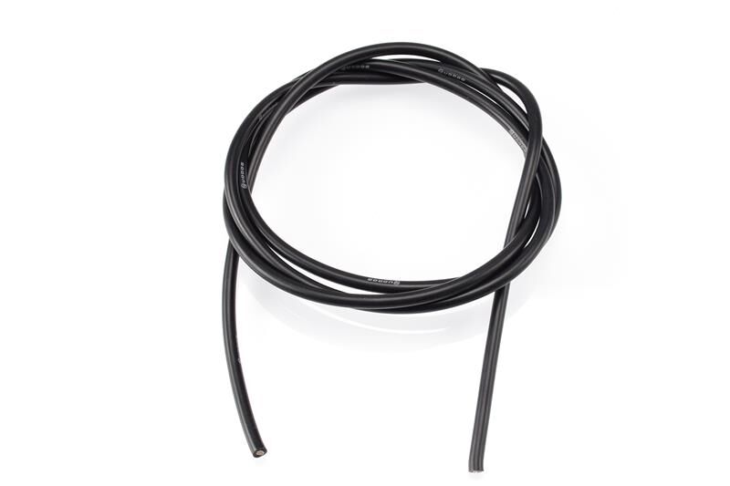 RUDDOG 14awg Silicone Wire (Black/1m) / RP-0245