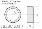 Hiro Seiko Steering Sponge (Big) / HS-48606