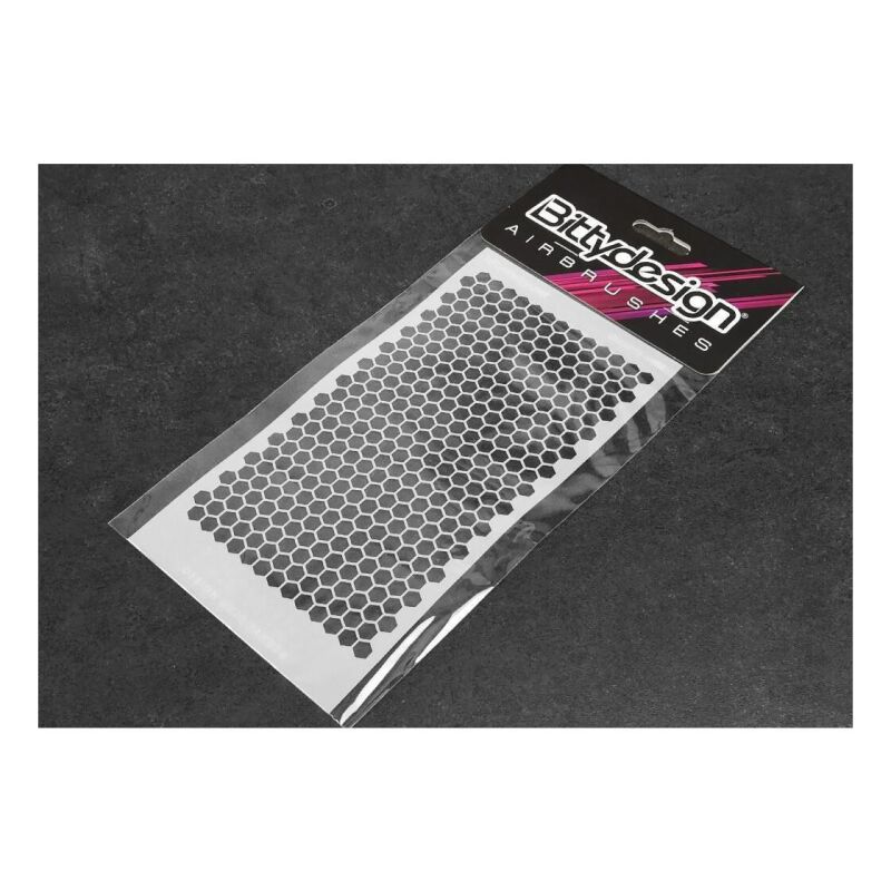 Bittydesign Vinyl Stencil - Honeycomb V1 small / BDSTC-002S
