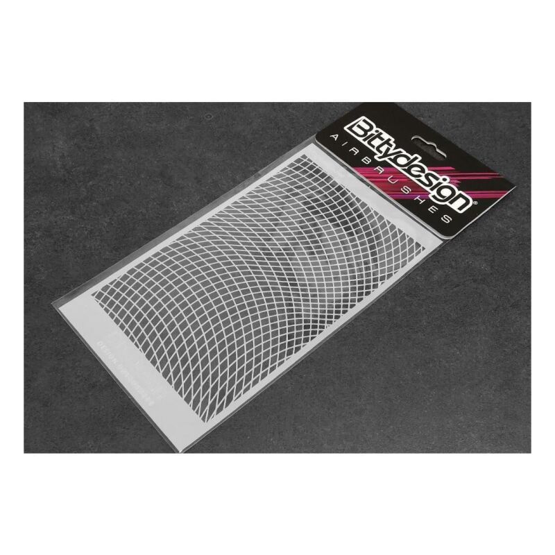 Bittydesign Vinyl Stencil - Wave Mesh / BDSTC-015