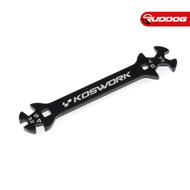 Koswork Turnbuckle Wrench (3.2, 4, 5, 5.5, 7 & 8mm) / KOS13231