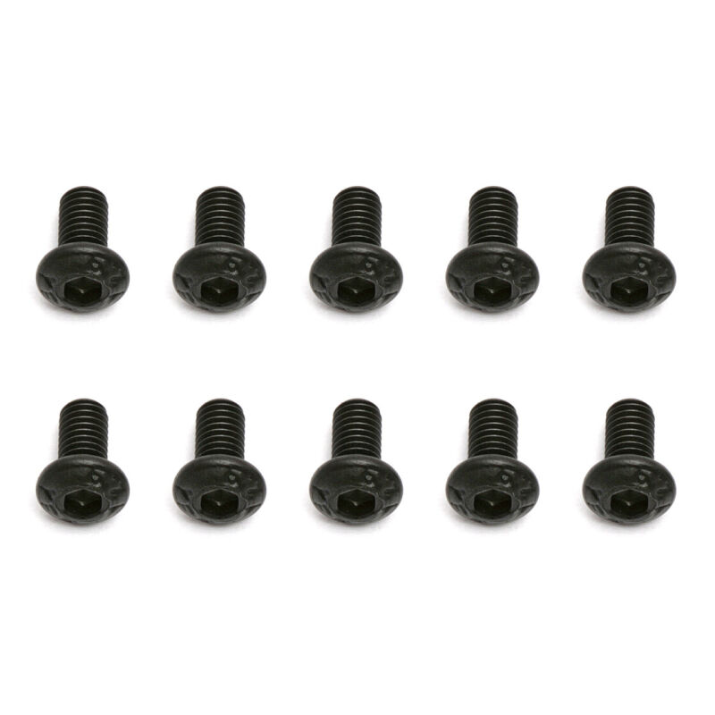 Team Associated Screws, 3x0.5x6 mm BHCS / AE31531