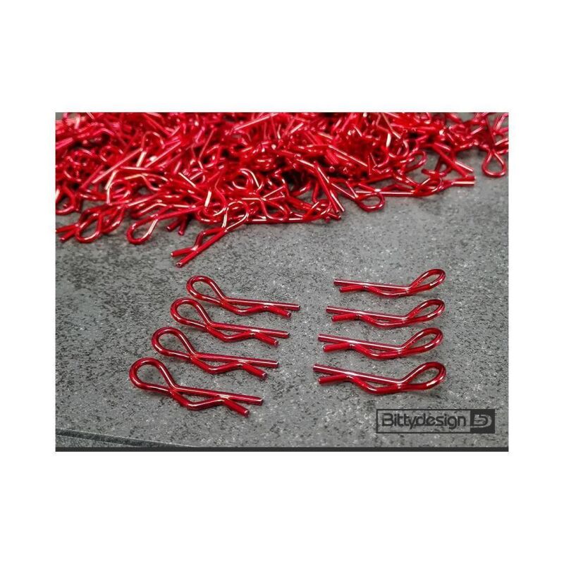Bittydesign Body Clips Kit 8pcs Red / BDBC-8R