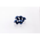 Hiro Seiko Alloy Hex Socket Button Head Screw M3x4 [Y-Blue] / HS-48136