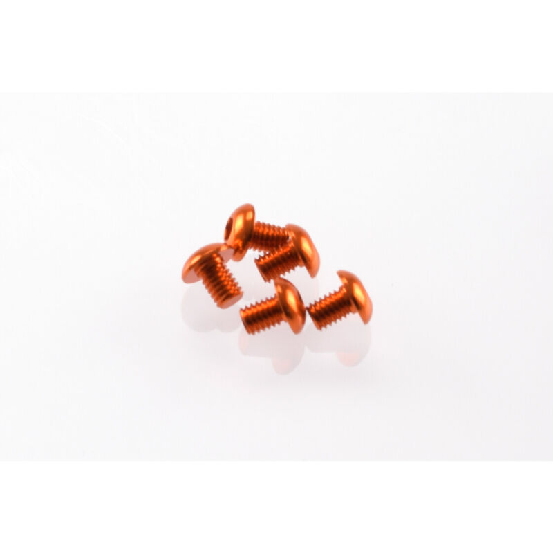 Hiro Seiko Alloy Hex Socket Button Head Screw M3x4 [Orange] / HS-48139