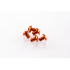 Hiro Seiko Alloy Hex Socket Button Head Screw M3x4 [Orange] / HS-48139