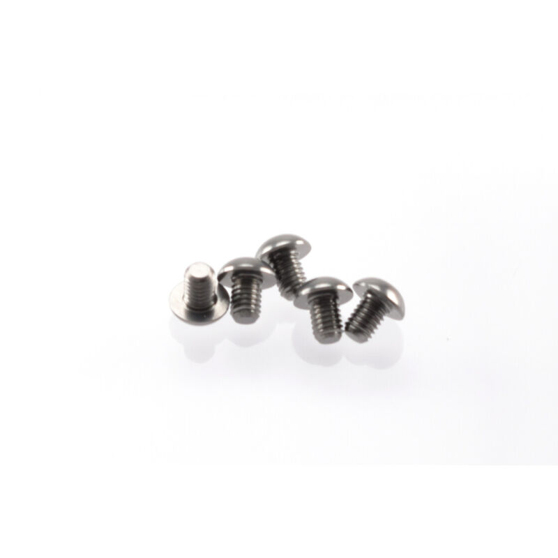 Hiro Seiko Alloy Hex Socket Button Head Screw M3x4 [S-Black] / HS-48140