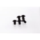 Hiro Seiko Alloy Hex Socket Button Head Screw M3x4 [Black] / HS-48141