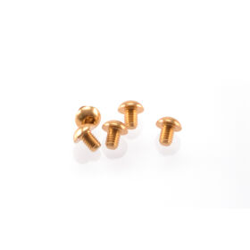 Hiro Seiko Alloy Hex Socket Button Head Screw M3x4 [Gold]...