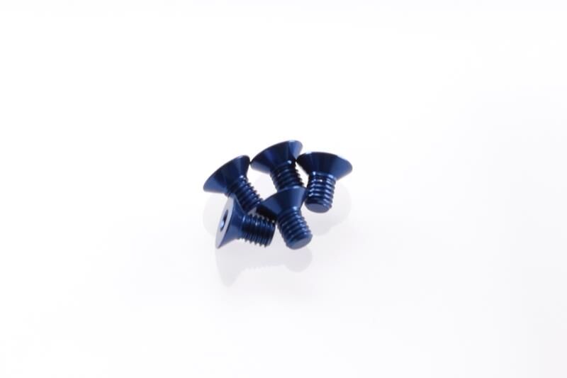 Hiro Seiko Alloy Hex Socket Flat Head Screw M3x5 [Y-Blue] / HS-48144