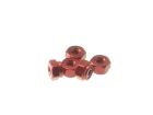 Hiro Seiko 2mm Alloy Nylon Nut  [Red] ( 5 pcs) / HS-69216