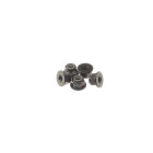Hiro Seiko 3mm Alloy Flange Nylon Nut  [Black] ( 5 pcs) / HS-69241