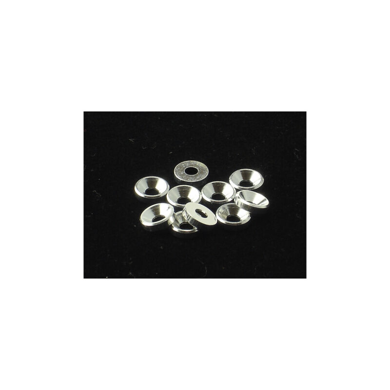 Hiro Seiko 3mm Alloy Countersunk Washer  [Silver] ( 10 pcs) / HS-69248