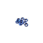 Hiro Seiko 3mm Alloy Countersunk Washer  [YOKOMO-Blue] ( 10 pcs) / HS-69250