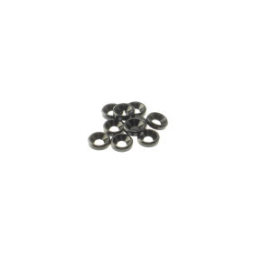 Hiro Seiko 3mm Alloy Countersunk Washer  [Black] ( 10...