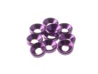 Hiro Seiko 4mm Alloy Countersunk Washer  [Purple] ( 10 pcs) / HS-69257
