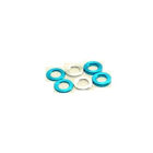 Hiro Seiko 3mm Alloy Spacer Set (0.5t/0.75t/1.0t) [T-Blue] ( 6 pcs (2 pcs each)) / HS-69449