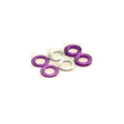 Hiro Seiko 3mm Alloy Spacer Set (0.5t/0.75t/1.0t)  [Purple] ( 6 pcs (2 pcs each)) / HS-69451