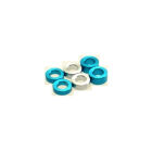 Hiro Seiko 3mm Alloy Spacer Set (1.5t/2.0t/2.5t)  [T-Blue] ( 6 pcs (2 pcs each)) / HS-69456