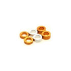 Hiro Seiko 3mm Alloy Spacer Set (1.5t/2.0t/2.5t) [Orange] ( 6 pcs (2 pcs each)) / HS-69460