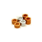 Hiro Seiko 3mm Alloy Spacer Set (3.0t/4.0t/5.0t) [Orange] ( 6 pcs (2 pcs each)) / HS-69467