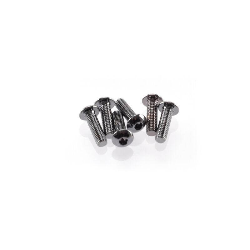 Hiro Seiko Hex Socket Button Head Screw M3x10  [S-Black] ( 6 pcs) / HS-69494