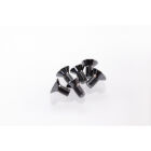 Hiro Seiko Hex Socket Flat Head Screw M3x6 [S-Black] ( 6 pcs) / HS-69524
