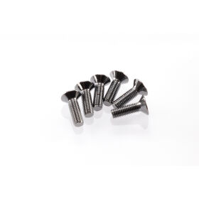Hiro Seiko Hex Socket Flat Head Screw M3x10 [S-Black] ( 6...
