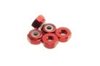 Hiro Seiko 2mm Alloy Nylon Nut (S_Size)  [Red] ( 5 pcs) / HS-69544