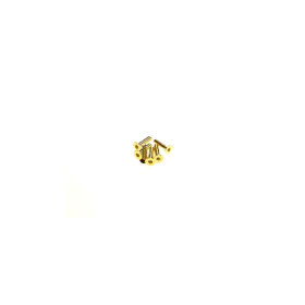 Hiro Seiko Hex Socket Flat Head Screw M3x10 [24K_Gold] (...