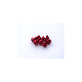 Hiro Seiko Alloy Hex Socket Button Head Screw M3x8  [Red]...