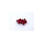 Hiro Seiko Alloy Hex Socket Button Head Screw M3x10 [Red] ( 5 pcs) / HS-69629