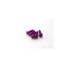 Hiro Seiko Alloy Hex Socket Button Head Screw M3x6  [Purple] ( 5 pcs) / HS-69631