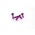 Hiro Seiko Alloy Hex Socket Flat Head Screw M3x8 [Purple] ( 5 pcs) / HS-69652