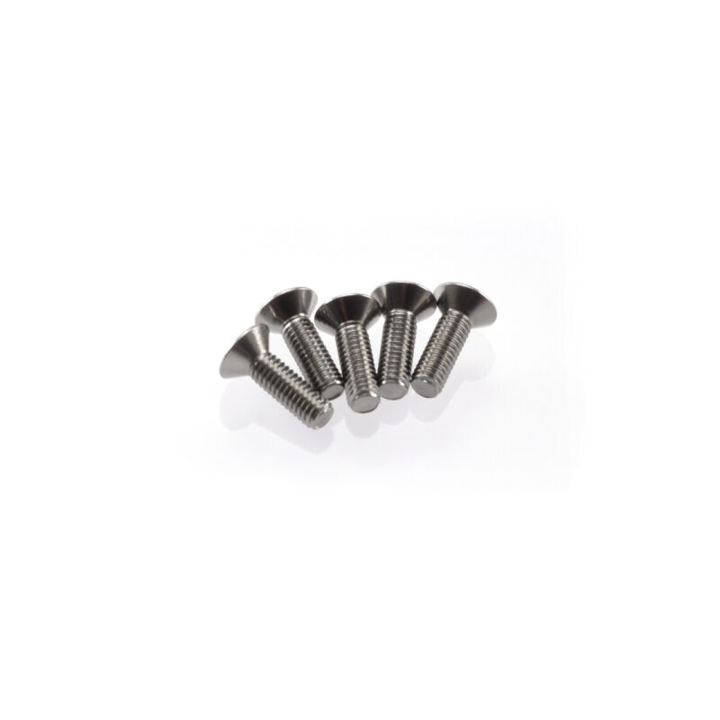 Hiro Seiko Alloy Hex Socket Flat Head Screw M3x10  [S-Black] ( 5 pcs) / HS-69740