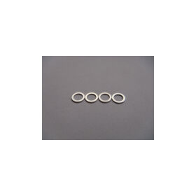 Hiro Seiko 4mm Alloy Spacer  (0.5t)  [Silver] (4 pcs) /...