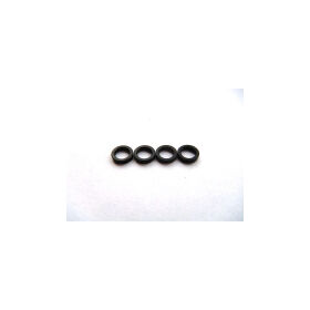Hiro Seiko 4mm Alloy Spacer  (1.5t)  [Black] (4 pcs) /...