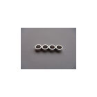 Hiro Seiko 4mm Alloy Spacer (3.0t) [Silver] (4 pcs) / HS-69847