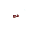 Hiro Seiko 3mm Alloy Countersunk Washer (S-Size) [Red] ( 8 pcs) / HS-69882