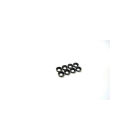 Hiro Seiko 3mm Alloy Countersunk Washer (S-Size) [Black] ( 8 pcs) / HS-69883