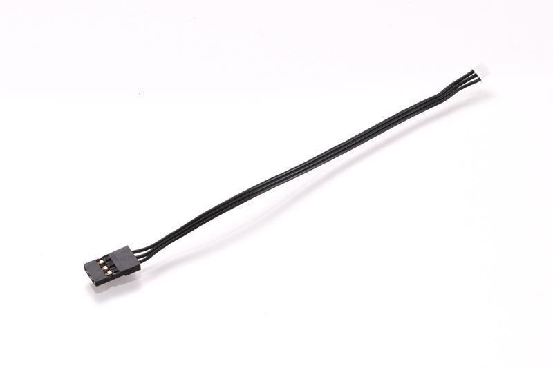 RUDDOG ESC RX Cable Black 120mm (fits RXS and others) / RP-0073-120