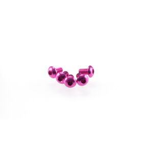 Hiro Seiko Alloy Hex Socket Button Head Screw M3x5 [Pink]...